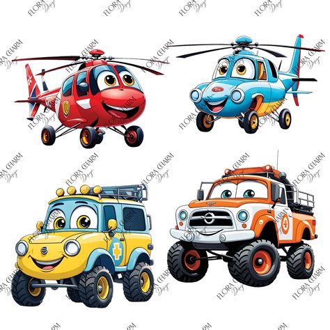 rescue team clipart fire truck police car helicopter ambulance