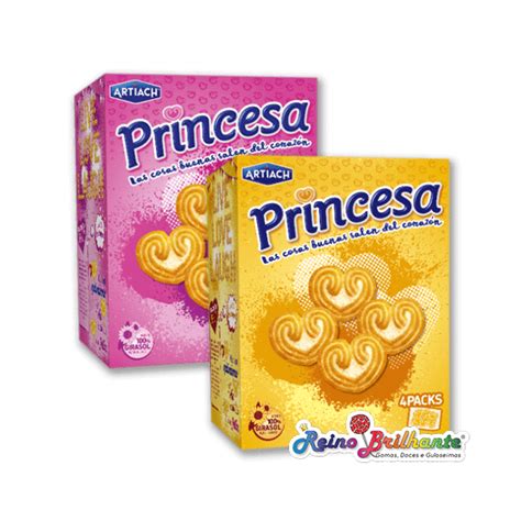 Reino Brilhante Bolachas Princesa Artiach 12x120g Bolachas Bolos