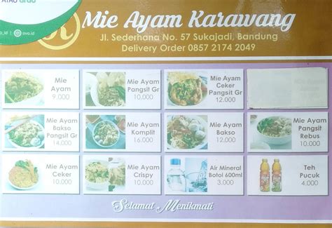 Mie Ayam Karawang Terdekat Restoran Dan Tempat Makan Indonesia