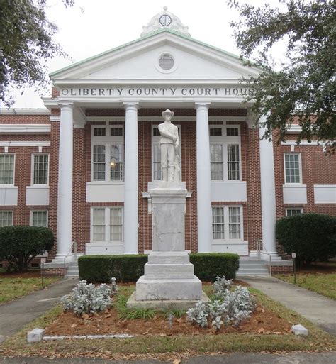 Old Liberty County Courthouse Detail Hinesville Georgia A Photo On