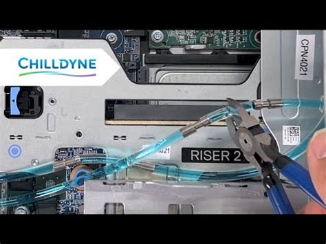 Chilldyne Liquid Cooling Demo Cutting The Line Youtube