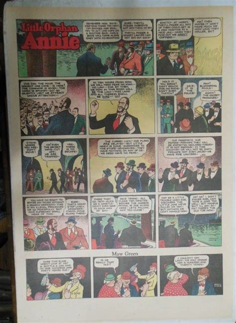 Little Orphan Annie Sunday By Harold Gray From 6 9 1940 Full Page Size Comic Books Modern