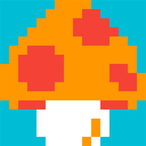 Mario Power Up Mushroom Drawing