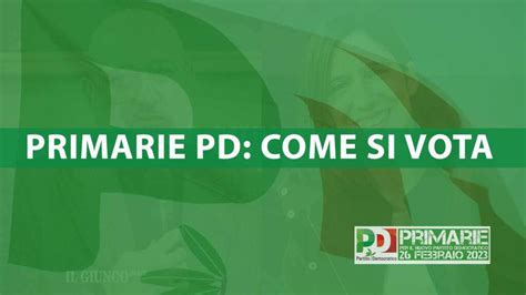 Domenica Al Via Le Primarie Nazionali Del Pd Nella Provincia DellAquila