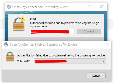 Cisco Anyconnect Vpn Authentication Failed Mac