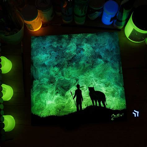 Italian Artist Crisco Glow In The Dark Paintings Look Dazzling