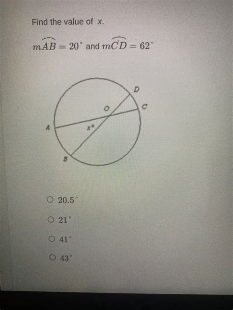 Answered Find The Value Of X Mab 20° And Mcd … Bartleby