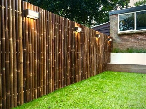 Black Bamboo Fence Sold in 8 Foot Lengths Choice of 4 Heights - Etsy ...