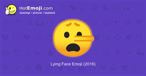 🤥 Lying Face Emoji Meaning with Pictures: from A to Z