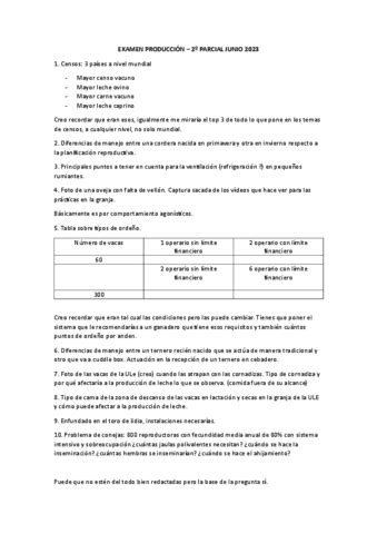 EXAMEN PRODUCCION 2o PARCIAL JUNIO 2023 Pdf