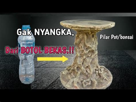 Ide Kreatifmembuat Pilar Pot Bonsai Relief Dengan Alat Sederhana