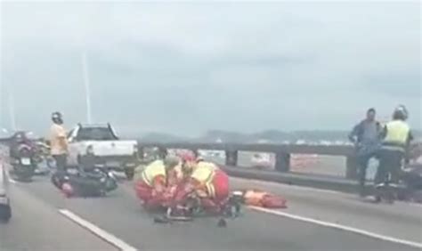 Acidente na Ponte Rio Niterói deixa um morto e dois feridos Super