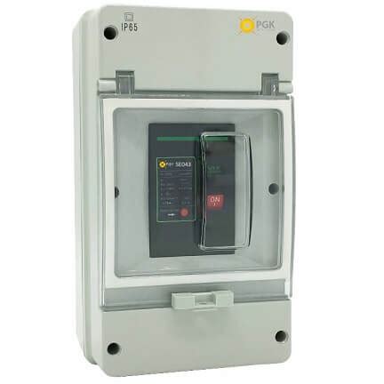 200A PV DC Moulded Case Circuit Breaker PGK Distribution