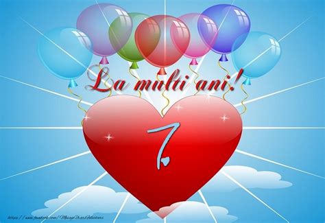 7 Ani La Multi Ani Felicitari Aniversare