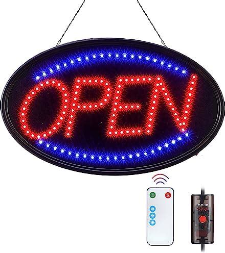 Flashing Open Sign