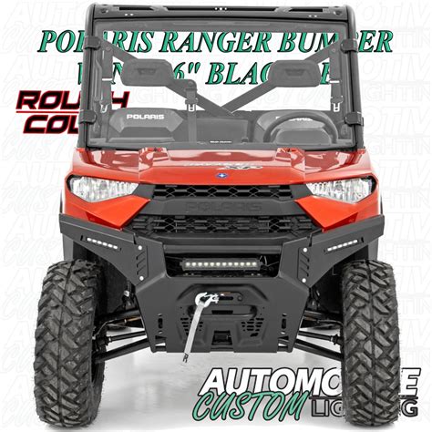 Rc Bumper Wings 6 Black Slimline Led Pair Polaris Ranger 1000 13 22 Automotive Custom