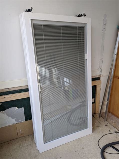 Double Glazed Internal Sliding Windows With Integrated Venetian Blinds Perfect Condition