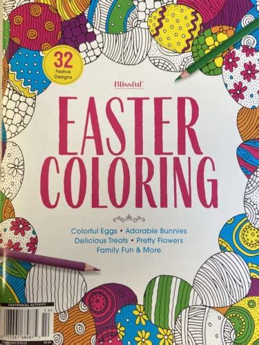 Easter Coloring Magazine Issue 32 Blissful Books