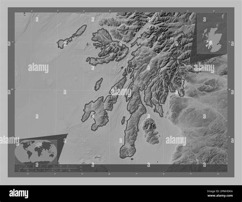 Argyll And Bute Region Of Scotland Great Britain Grayscale