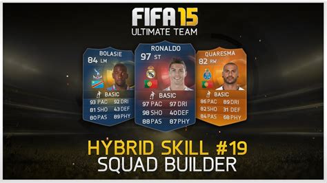 Fifa Hybrid Skill Squad Builder Ft Record Breaker Ronaldo