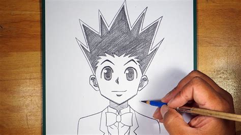 How To Draw Gon Freecss Gon Freecss Drawing Easy To Draw Anime