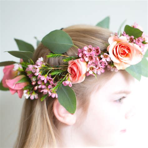 DIY Flower Girl Crown – Bloom Culture Flowers