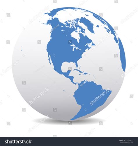 america global world stock vector royalty