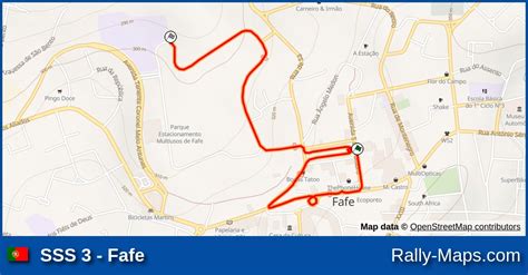 Sss Fafe Stage Map Rali Serras De Fafe Felgueiras Boticas E