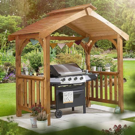 Anchor Fast 6ft 7x 4ft 1 2 X 125m Pine Wood Bbq Gril Bbq