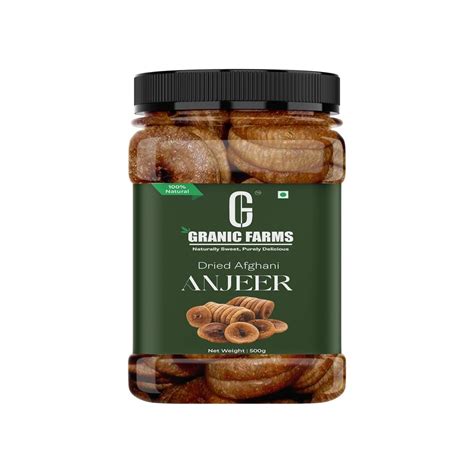 Granic Farms Premium Dried Afghani Anjeer Gm Dried Figs Anjeer Dry