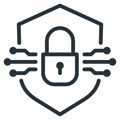 Cryptocurrency Encrypted Lock Locked Protection Shield Icon Download On Iconfinder