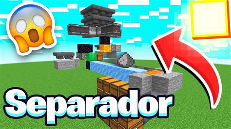 Como Fazer um SUPER SEPARADOR de ITENS FÁCIL no Minecraft 1 20 YouTube