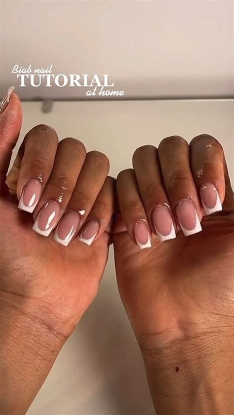 Bian Nail Tutorial At Home Nail Design Ideas Gel Nails French Nude Nails Tutorial French