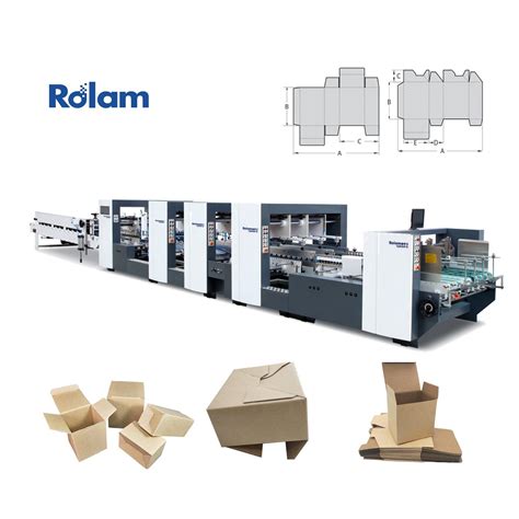 Separate Motor Control Corrugated Crash Lock Bottom Box Folder Gluer