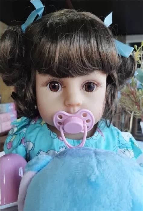 Beb Realista Boneca Reborn Menina De Silicone Elo