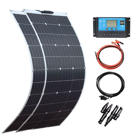 Xinpuguang 200w 12v Outdoors Camping Rv Flexible Solar Panel Kit Canada