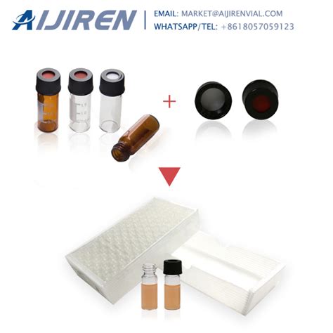 Mm Autosampler Vial With Screw Thread Caps Aijiren Hplc Vials