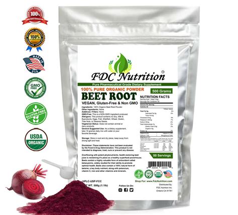 1 Lb Certified Organic Raw Beet Root Powder Non Gmo Pure Beet Herbs And Botanicals