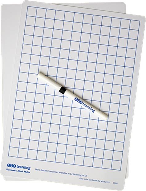 Mini Whiteboards And Dry Wipe Pens 123 Learning
