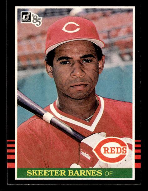 1985 Donruss 530 Skeeter Barnes Rookie Card Cincinnati Reds EBay