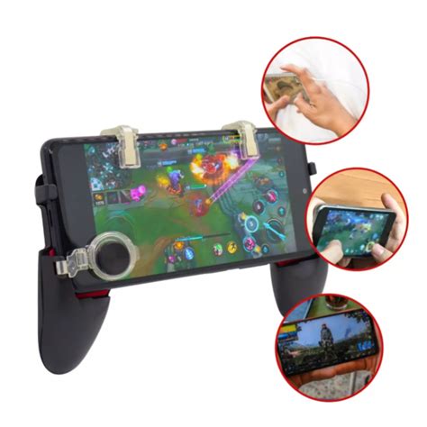 Manete Gamepad 5 Em 1 Controle Para Celular Joystick E Dois Gatilhos L1