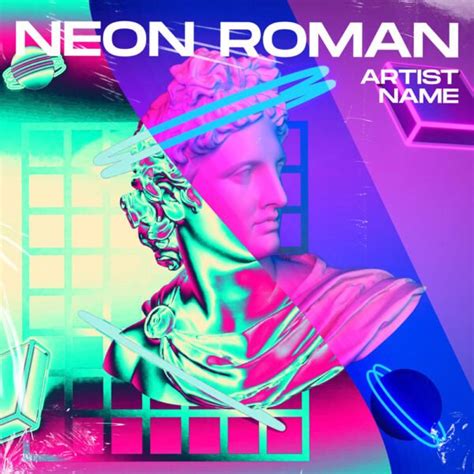 Neon Roman Album Cover Art • Buy Cover Artwork