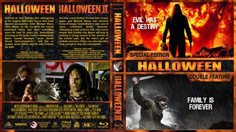 Hallowen / Halloween II Double Feature dvd cover (2009) R1 Custom