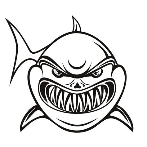 Shark Outline Drawing | Free download on ClipArtMag