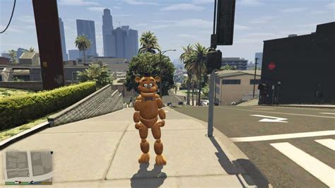 Freddy Fnaf Add On Ped GTA5 Mods