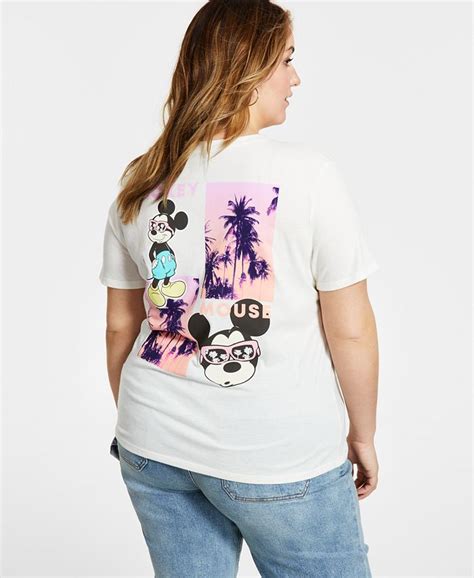 Disney Trendy Plus Size Tropical Mickey T Shirt Macys