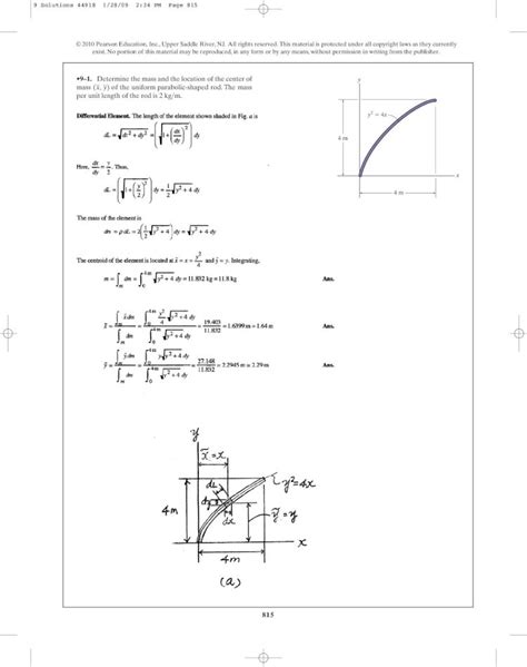 Pdf Chapter 9 Center Of Gravity And Centroid Static Textbook Solution 12th Edition Pdfslidenet