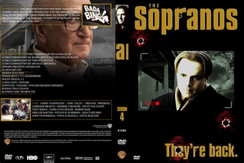 Sopranos Season 4 Tv Dvd Custom Covers The Sopranos Season 4 Dvd