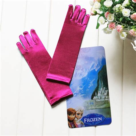 2021 New Frozen Glovesgirls Gloves For Evening Dress Ornaments