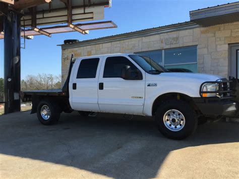 2002 Ford F 250 4x4 Flatbed Diesel